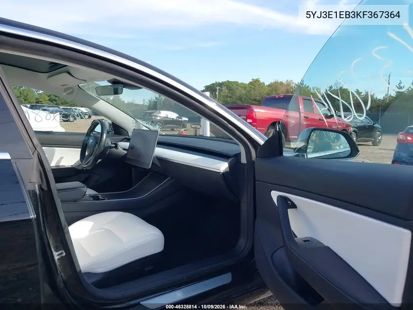 2019 TESLA MODEL 3 VIN 5YJ3E1EB3KF367364 — фото 5