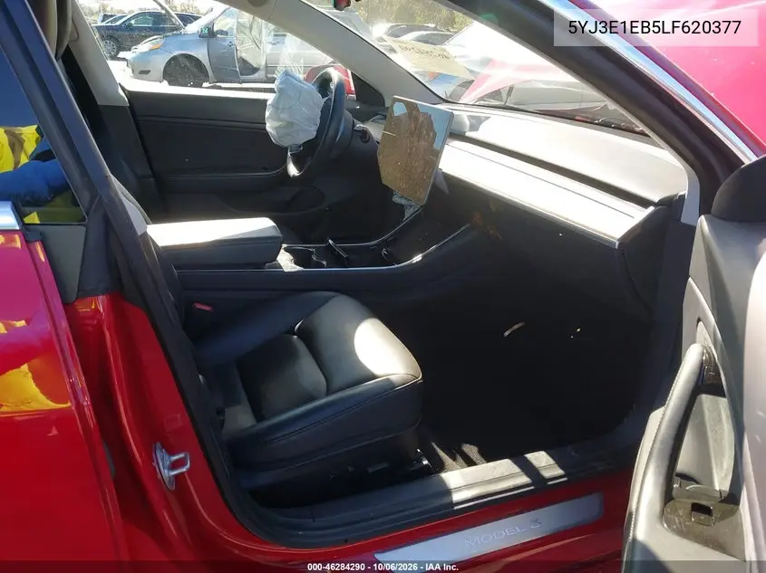 2020 TESLA MODEL 3 VIN 5YJ3E1EB5LF620377 — фото 5