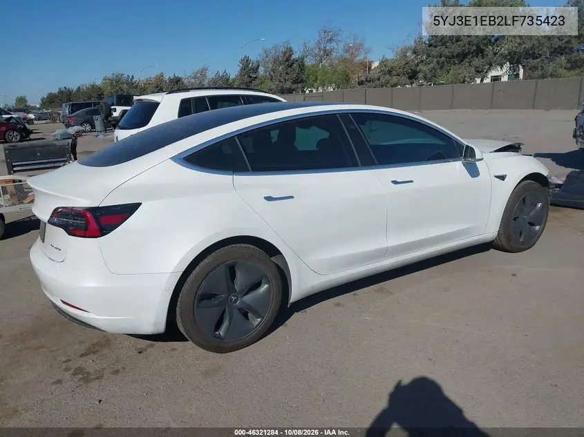 2020 TESLA MODEL 3 VIN 5YJ3E1EB2LF735423 — фото 4
