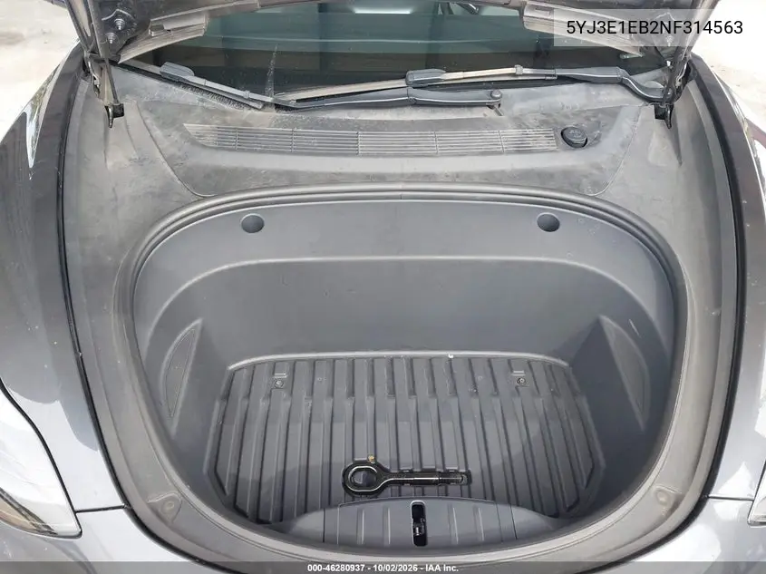 2022 TESLA MODEL 3 VIN 5YJ3E1EB2NF314563 — фото 10