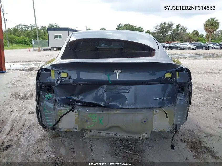 2022 TESLA MODEL 3 VIN 5YJ3E1EB2NF314563 — фото 16