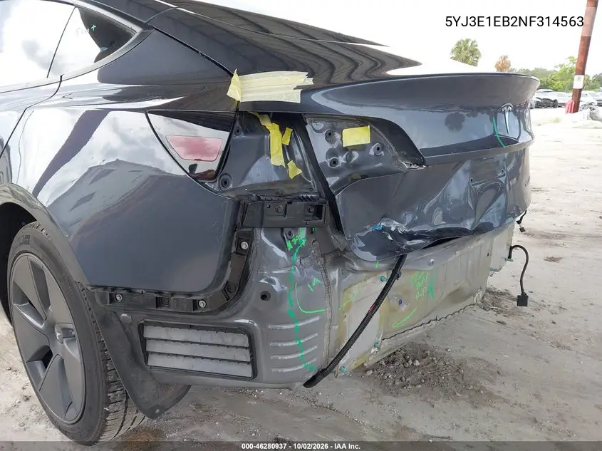 2022 TESLA MODEL 3 VIN 5YJ3E1EB2NF314563 — фото 19