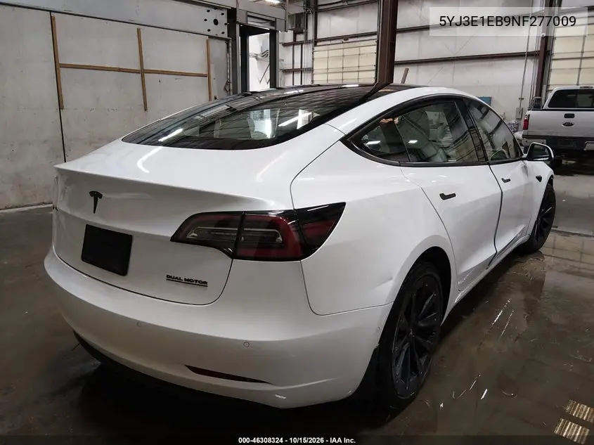 2022 TESLA MODEL 3 VIN 5YJ3E1EB9NF277009 — фото 4