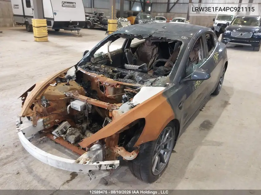 2023 TESLA MODEL 3 VIN LRW3E1FA4PC921115 — фото 6