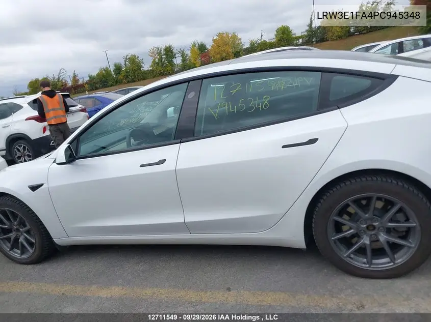2023 TESLA MODEL 3 VIN LRW3E1FA4PC945348 — фото 15