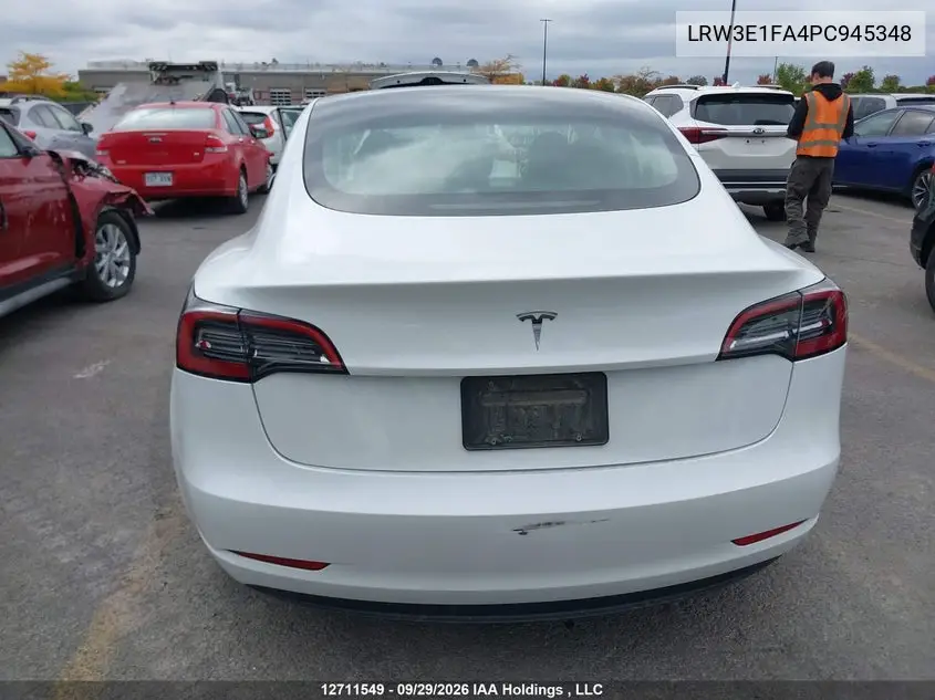2023 TESLA MODEL 3 VIN LRW3E1FA4PC945348 — фото 17