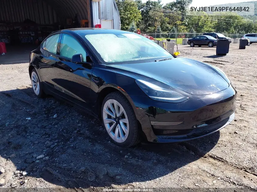 TESLA MODEL 3 2023, VIN 5YJ3E1EA9PF644842