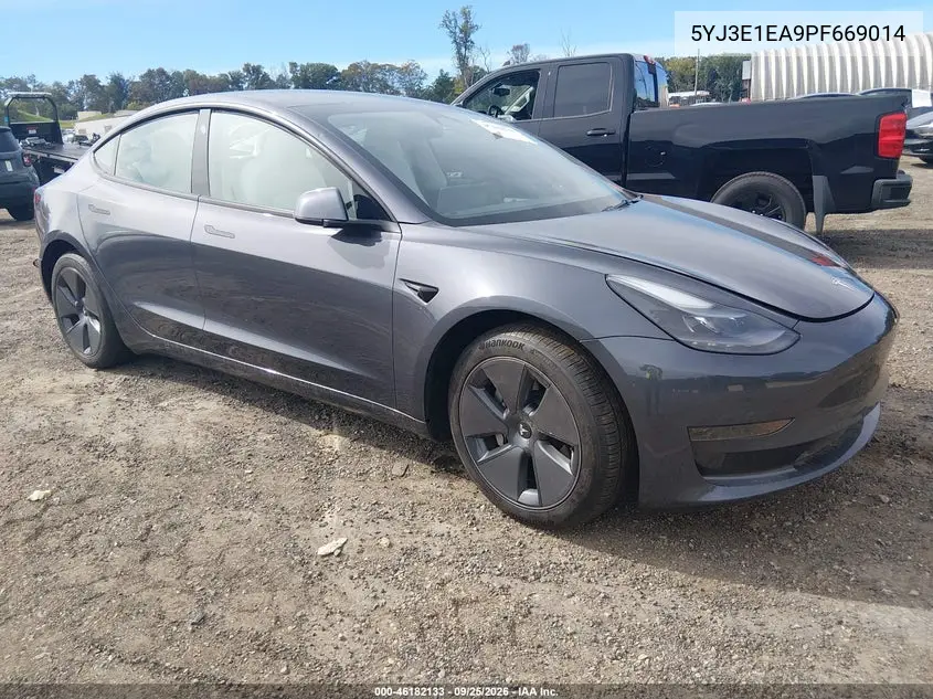 TESLA MODEL 3 2023, VIN 5YJ3E1EA9PF669014