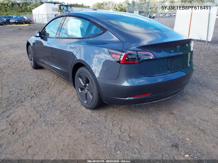 2023 TESLA MODEL 3 VIN 5YJ3E1EB8PF616491 — фото 3