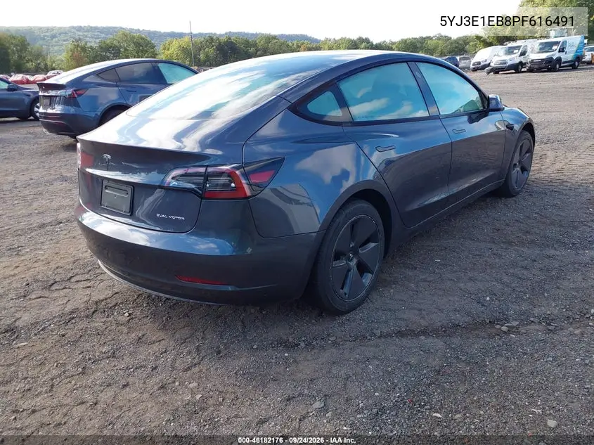 2023 TESLA MODEL 3 VIN 5YJ3E1EB8PF616491 — фото 4