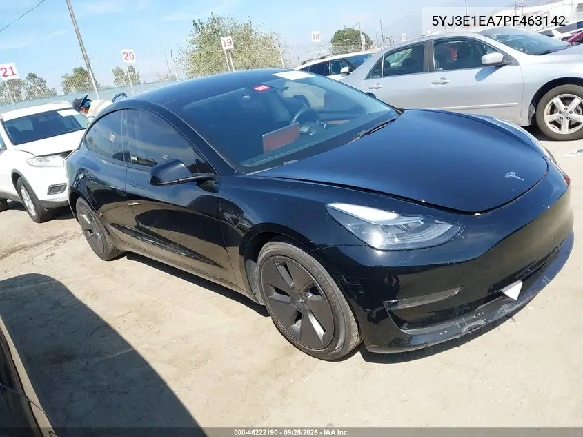 TESLA MODEL 3 2023, VIN 5YJ3E1EA7PF463142