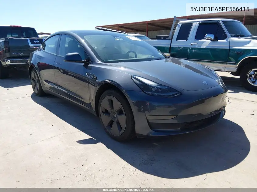 TESLA MODEL 3 2023, VIN 5YJ3E1EA5PF566415