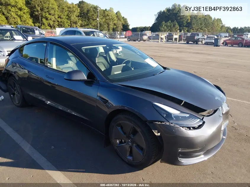 TESLA MODEL 3 2023, VIN 5YJ3E1EB4PF392863