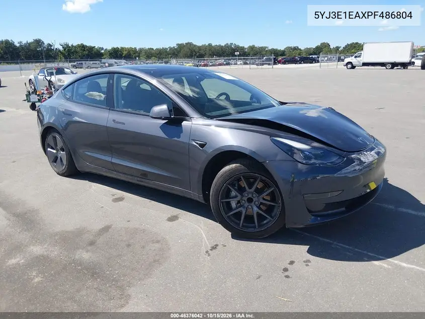 TESLA MODEL 3 2023, VIN 5YJ3E1EAXPF486804