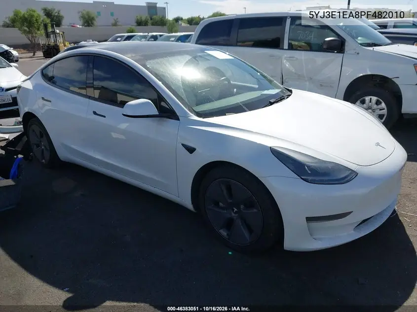 TESLA MODEL 3 2023, VIN 5YJ3E1EA8PF482010