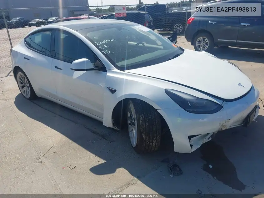 TESLA MODEL 3 2023, VIN 5YJ3E1EA2PF493813