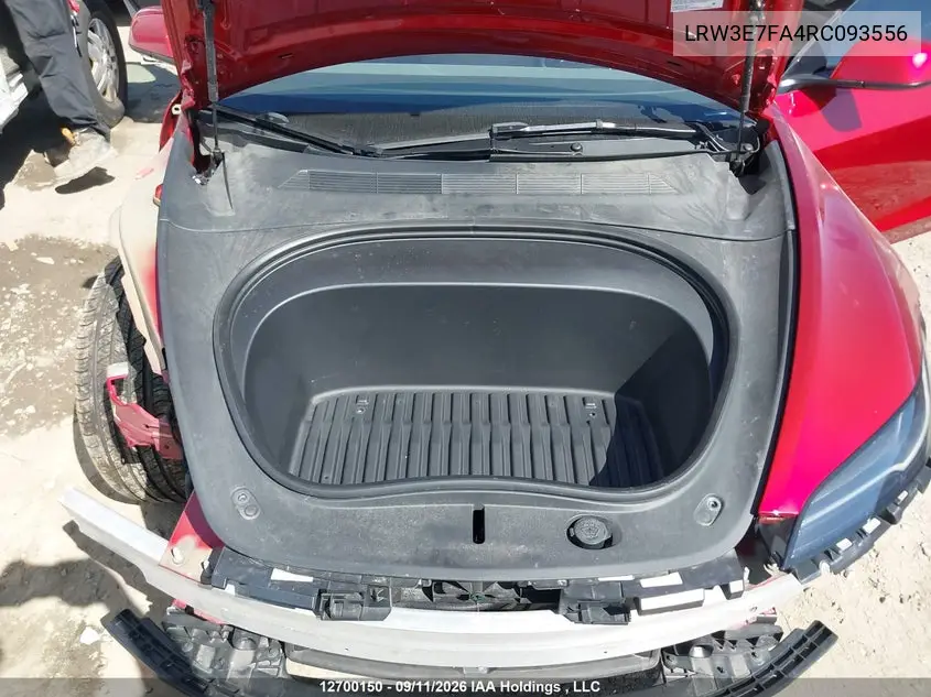 2024 TESLA MODEL 3 VIN LRW3E7FA4RC093556 — фото 10