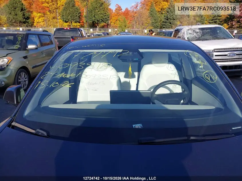 2024 TESLA MODEL 3 VIN LRW3E7FA7RC093518 — фото 17