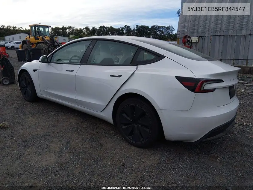 2024 TESLA MODEL 3 VIN 5YJ3E1EB5RF844547 — фото 3