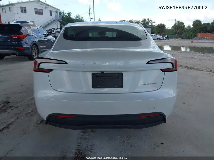 2024 TESLA MODEL 3 VIN 5YJ3E1EB9RF770002 — фото 14