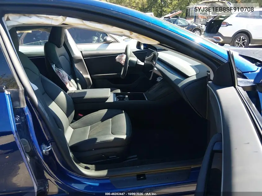 2025 TESLA MODEL 3 VIN 5YJ3E1EB8SF910708 — фото 5