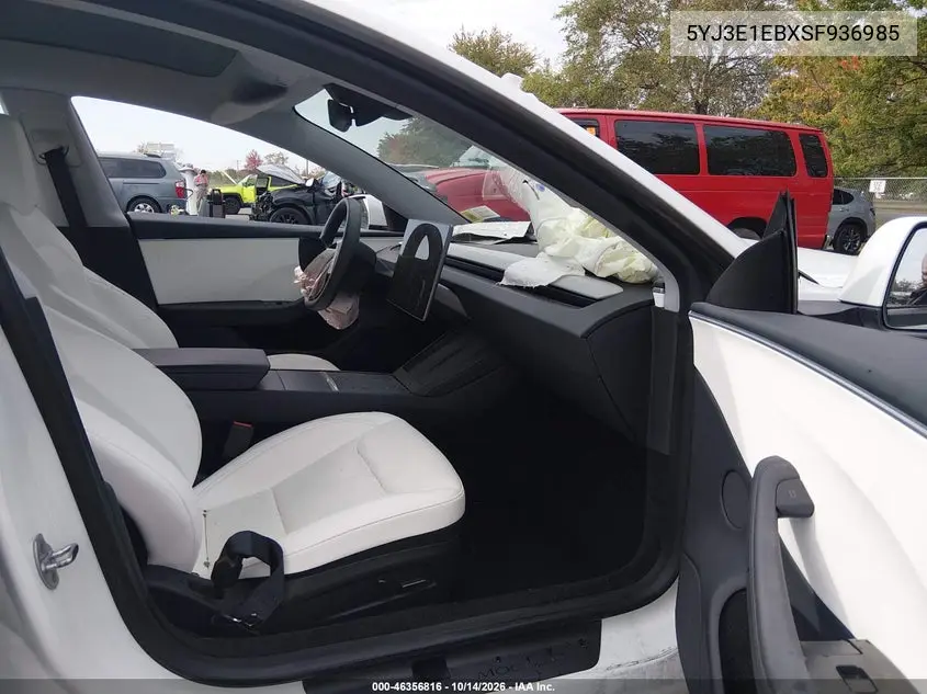 2025 TESLA MODEL 3 VIN 5YJ3E1EBXSF936985 — фото 5