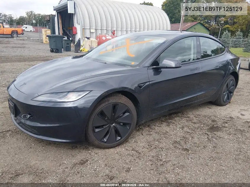 2026 TESLA MODEL 3 VIN 5YJ3E1EB9TF125129 — фото 2