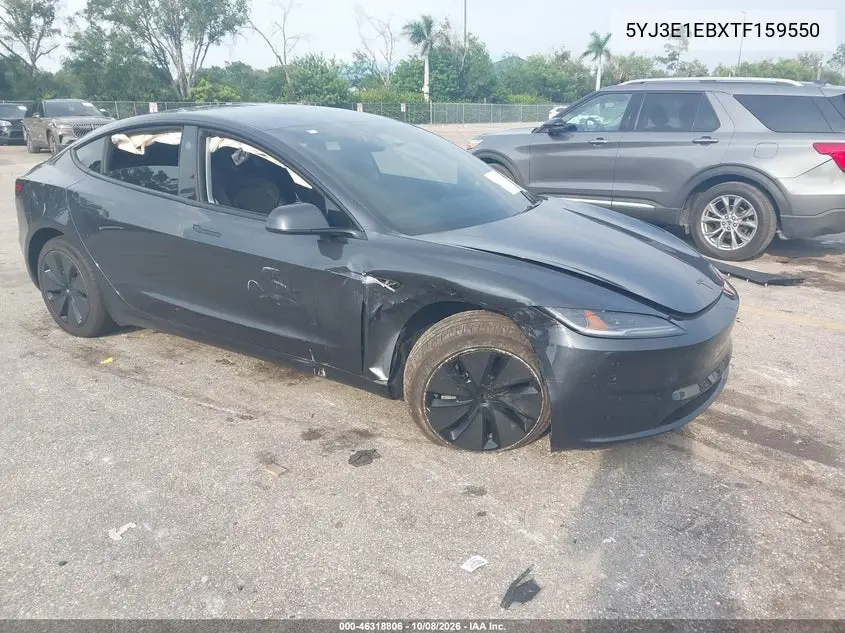 TESLA MODEL 3 2026, VIN 5YJ3E1EBXTF159550