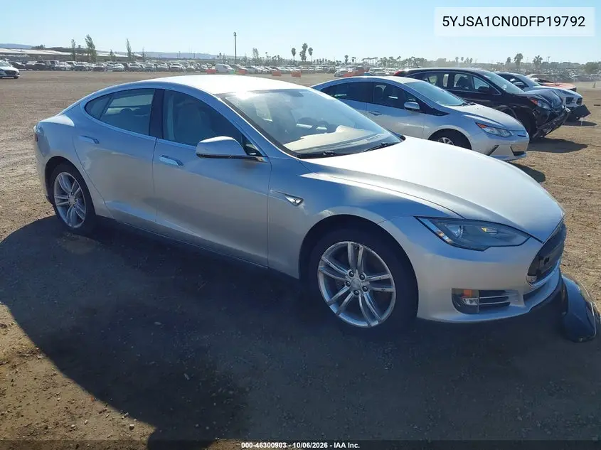 TESLA MODEL S 2013, VIN 5YJSA1CN0DFP19792