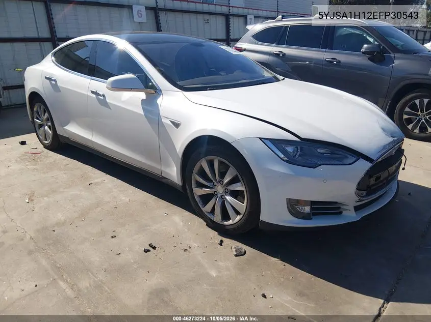 TESLA MODEL S 2014, VIN 5YJSA1H12EFP30543