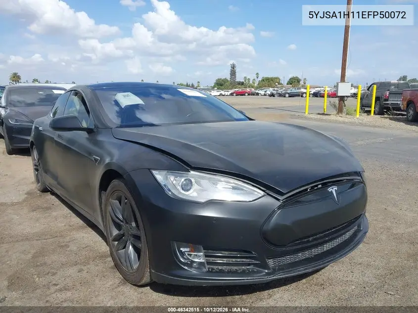 TESLA MODEL S 2014, VIN 5YJSA1H11EFP50072