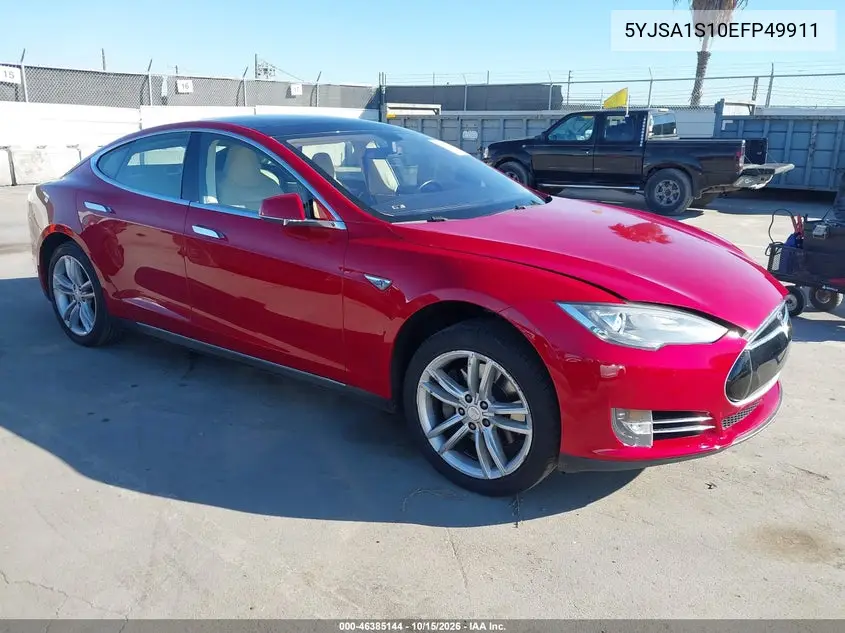 TESLA MODEL S 2014, VIN 5YJSA1S10EFP49911