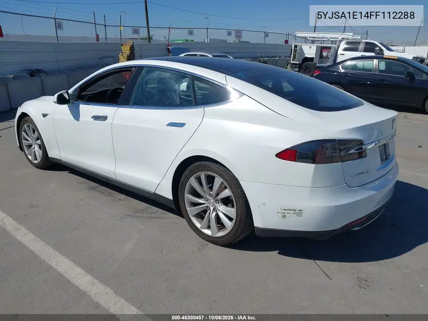 2015 TESLA MODEL S VIN 5YJSA1E14FF112288 — фото 3