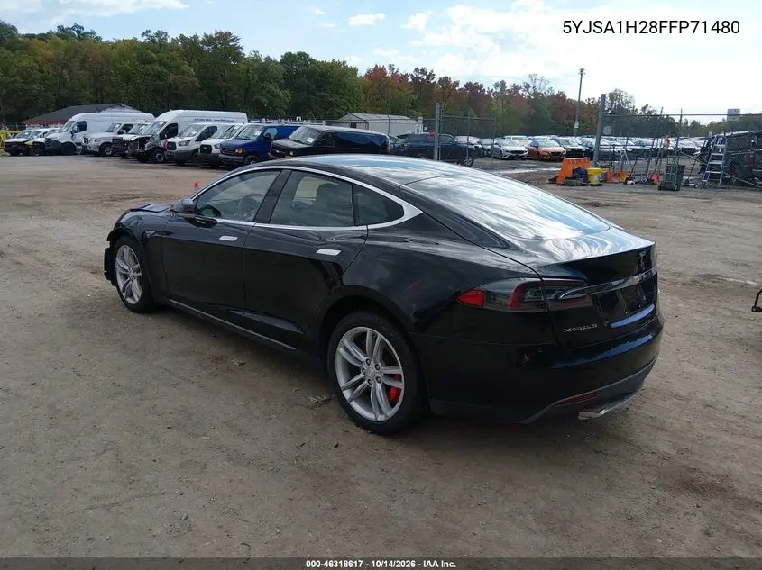 2015 TESLA MODEL S VIN 5YJSA1H28FFP71480 — фото 3
