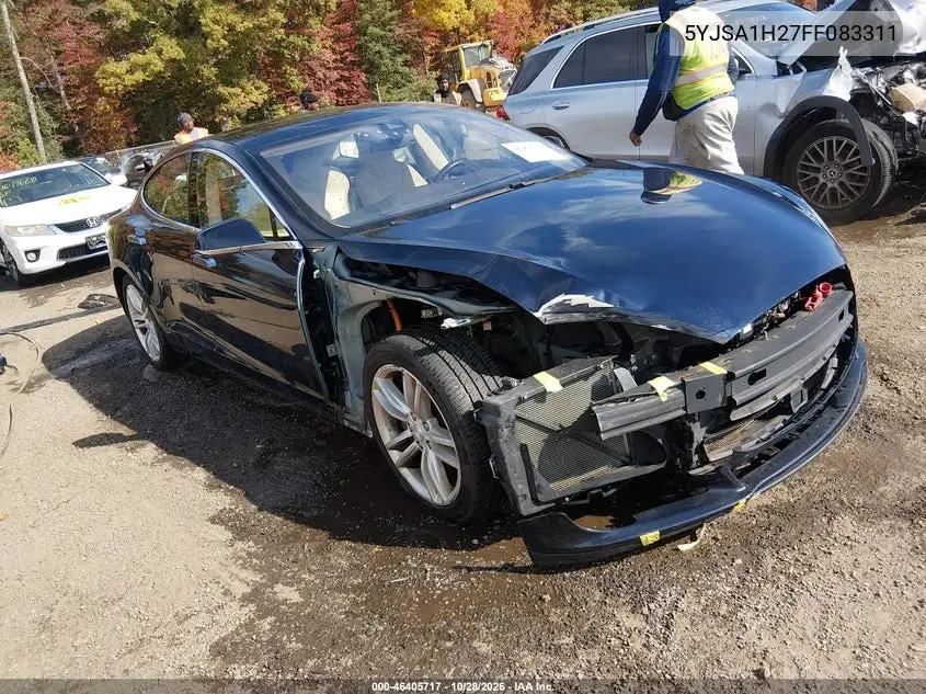 TESLA MODEL S 2015, VIN 5YJSA1H27FF083311
