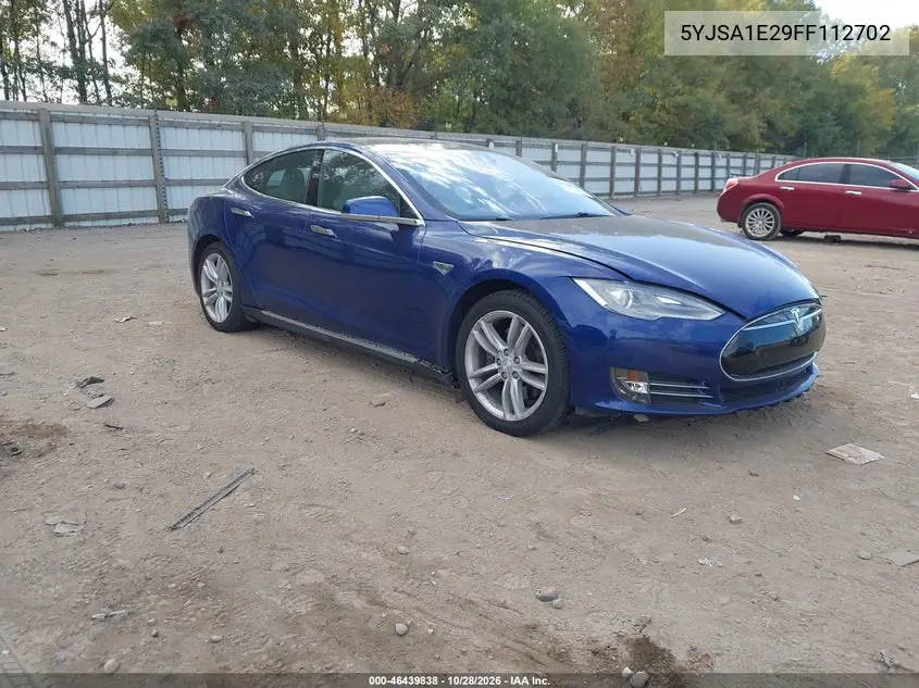 TESLA MODEL S 2015, VIN 5YJSA1E29FF112702