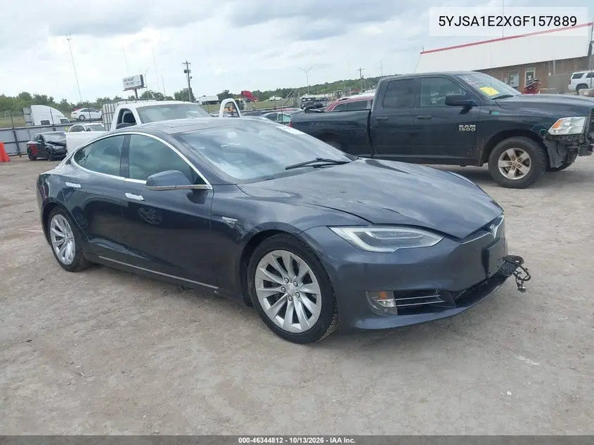 TESLA MODEL S 2016, VIN 5YJSA1E2XGF157889