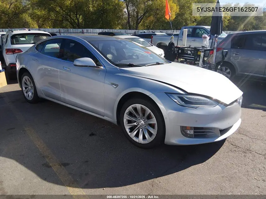 TESLA MODEL S 2016, VIN 5YJSA1E26GF162507
