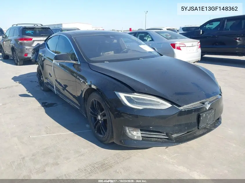 TESLA MODEL S 2016, VIN 5YJSA1E13GF148362