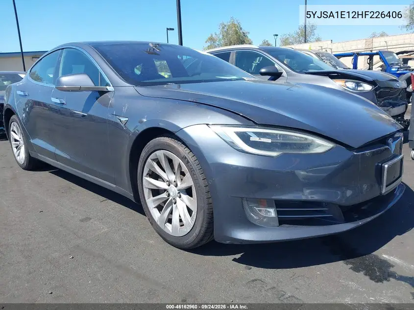 TESLA MODEL S 2017, VIN 5YJSA1E12HF226406