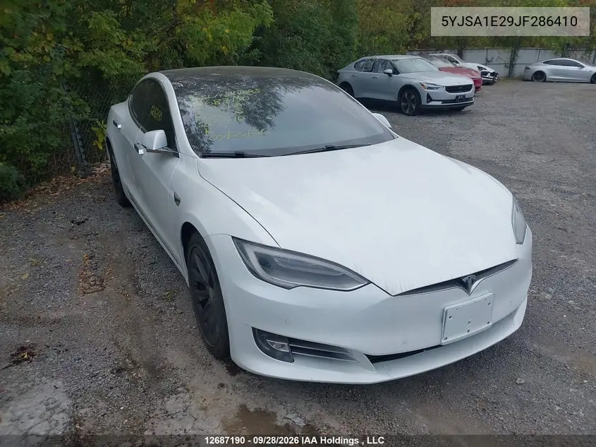 TESLA MODEL S 2018, VIN 5YJSA1E29JF286410