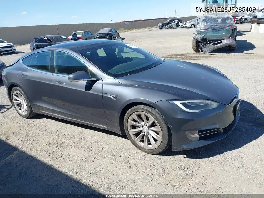 TESLA MODEL S 2018, VIN 5YJSA1E28JF285409