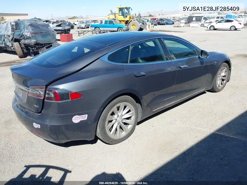 2018 TESLA MODEL S VIN 5YJSA1E28JF285409 — фото 4