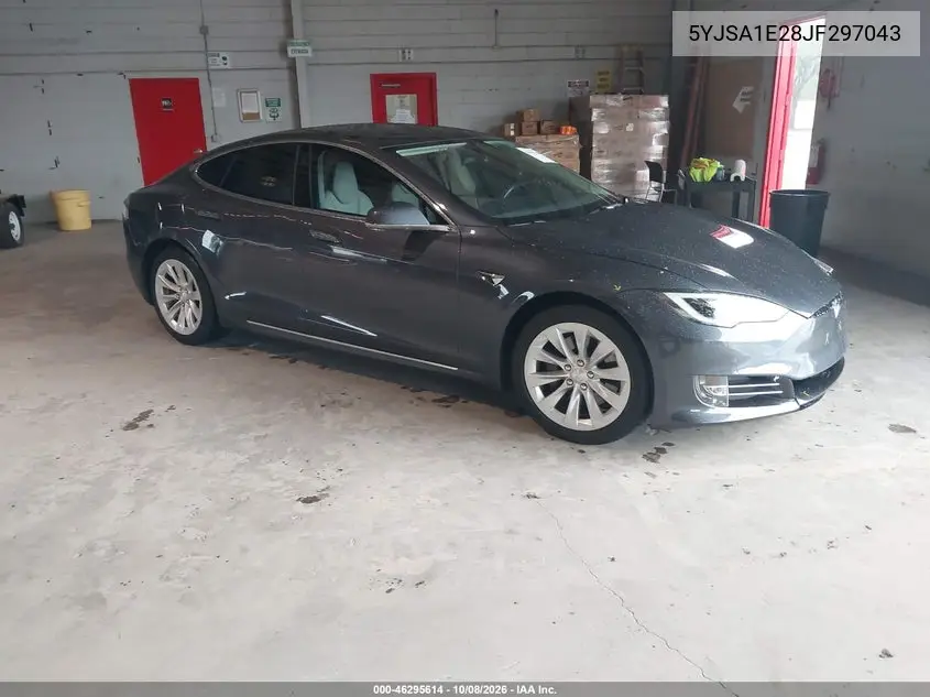 TESLA MODEL S 2018, VIN 5YJSA1E28JF297043