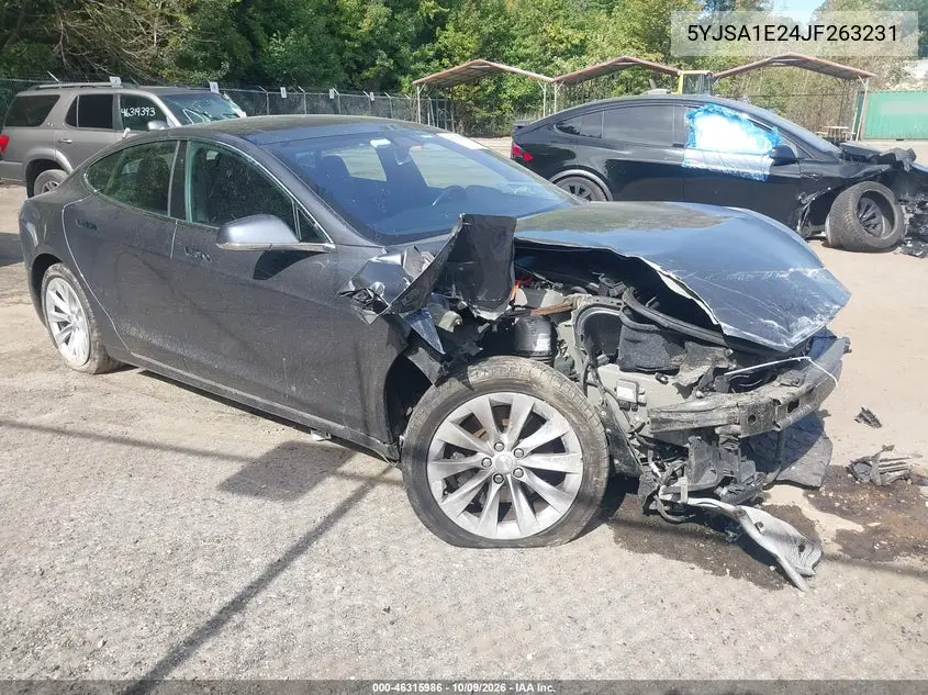 TESLA MODEL S 2018, VIN 5YJSA1E24JF263231