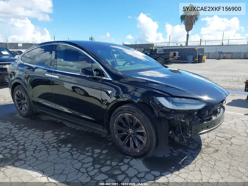 TESLA MODEL X 2019, VIN 5YJXCAE2XKF156900