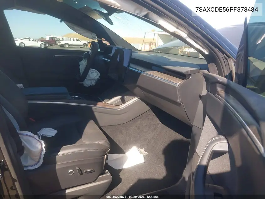 2023 TESLA MODEL X VIN 7SAXCDE56PF378484 — фото 5