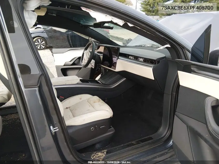 2023 TESLA MODEL X VIN 7SAXCBE6XPF408700 — фото 5