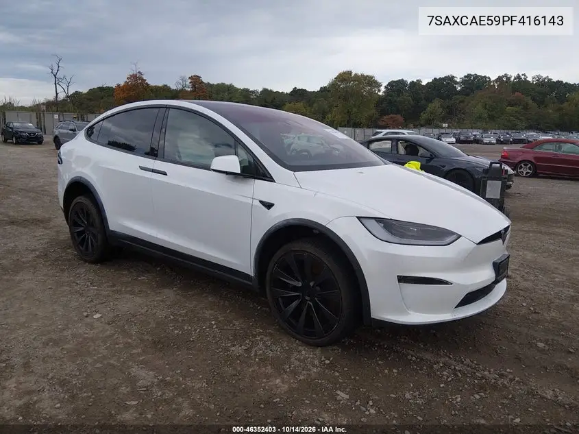 TESLA MODEL X 2023, VIN 7SAXCAE59PF416143