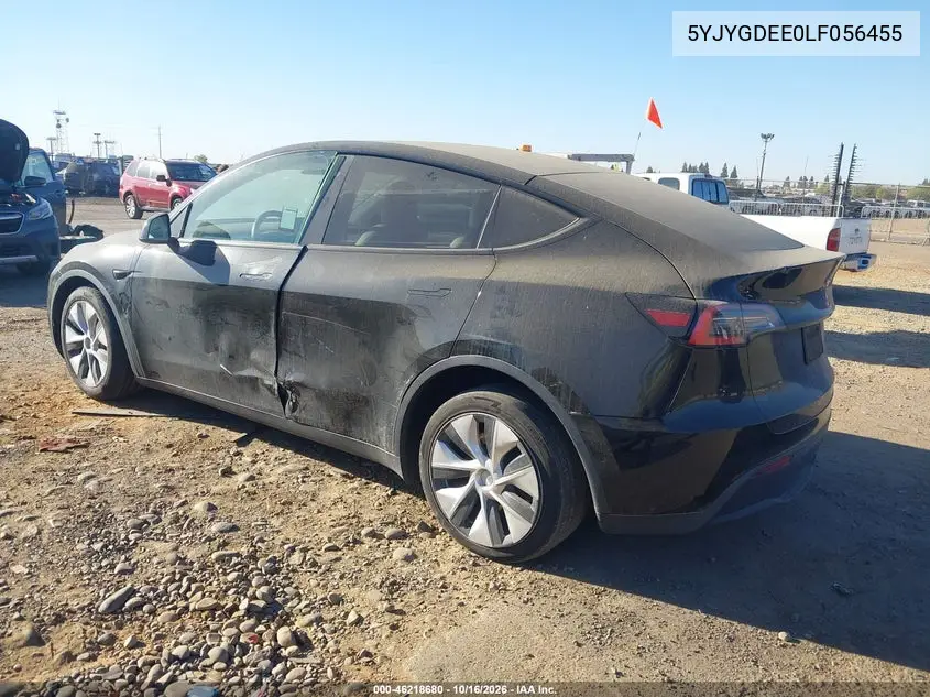 2020 TESLA MODEL Y VIN 5YJYGDEE0LF056455 — фото 3